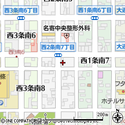 北海道名寄市西２条南7丁目周辺の地図