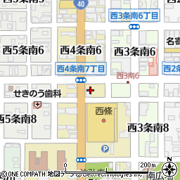 北海道銀行名寄支店周辺の地図