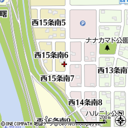 北海道名寄市西１５条南6丁目1周辺の地図