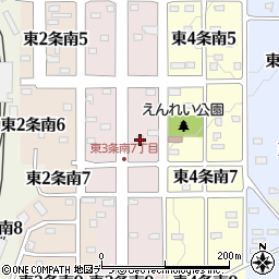 名寄建設労働組合事務所周辺の地図