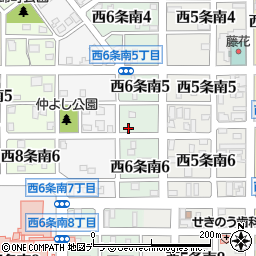 北海道名寄市西６条南5丁目18周辺の地図