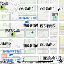 北海道名寄市西６条南5丁目13周辺の地図