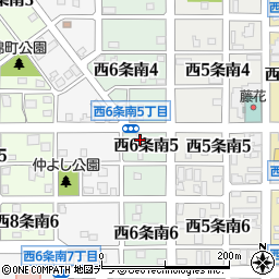 北海道名寄市西６条南5丁目5周辺の地図