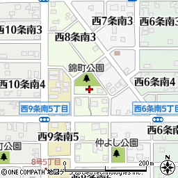 北海道名寄市西８条南4丁目1周辺の地図