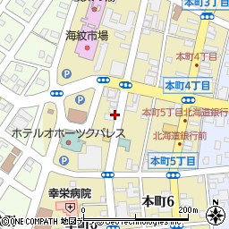 北海道紋別市幸町周辺の地図