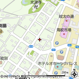 〒094-0015 北海道紋別市花園町の地図
