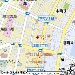紋別市商店街連合会周辺の地図
