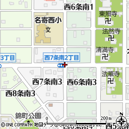 西７条南２周辺の地図