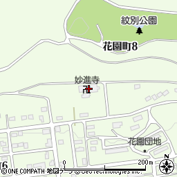 妙進寺周辺の地図