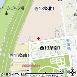 北海道名寄市西１３条北1丁目45周辺の地図