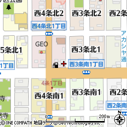 北海道名寄市西４条北1丁目2周辺の地図