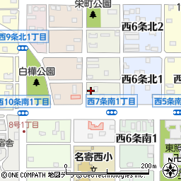 北海道名寄市西７条北1丁目7周辺の地図