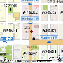 北海道上川総合振興局　北部森林室名寄分室周辺の地図