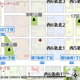 北海道名寄市西７条北1丁目22周辺の地図