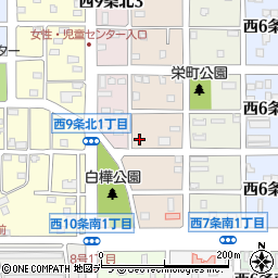 北海道名寄市西８条北2丁目6周辺の地図