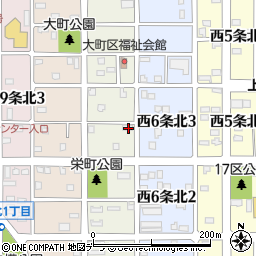 北海道名寄市西７条北3丁目12周辺の地図