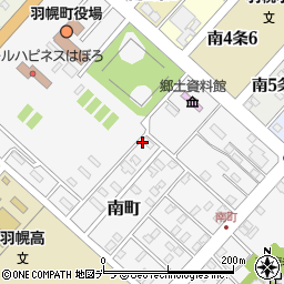 北海道苫前郡羽幌町南町周辺の地図