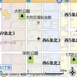 北海道名寄市西７条北3丁目14周辺の地図