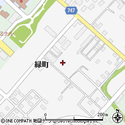 北海道苫前郡羽幌町緑町周辺の地図