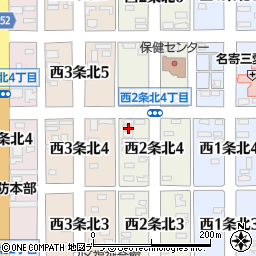 北海道名寄市西２条北4丁目19周辺の地図