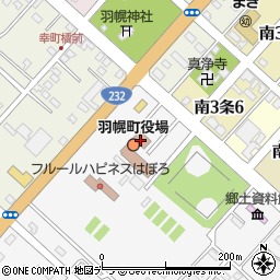 羽幌町役場周辺の地図
