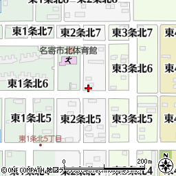 北海道名寄市東２条北周辺の地図
