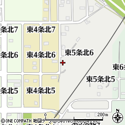 北海道名寄市東５条北6丁目29周辺の地図