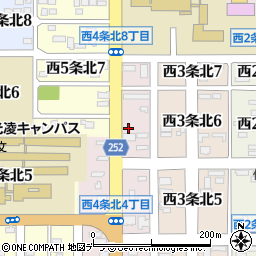 北海道名寄市西４条北6丁目4周辺の地図