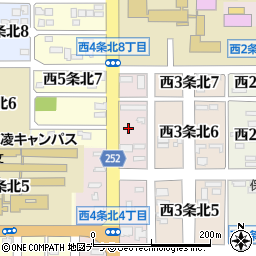 北海道名寄市西４条北6丁目6周辺の地図