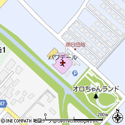 羽幌町総合体育館（パワデール）周辺の地図