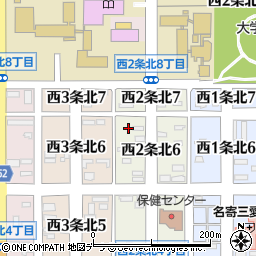 北海道名寄市西２条北6丁目19周辺の地図