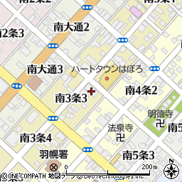 ダイソー羽幌店周辺の地図