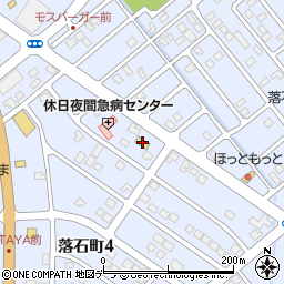 セブンイレブン紋別落石店周辺の地図