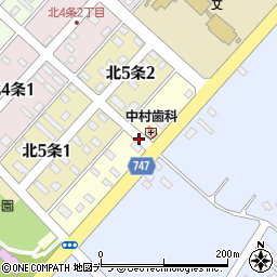 北海道羽幌町（苫前郡）北６条周辺の地図
