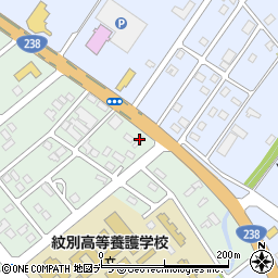 ラーメン山岡家 紋別店周辺の地図