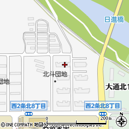 北海道名寄市大橋94周辺の地図