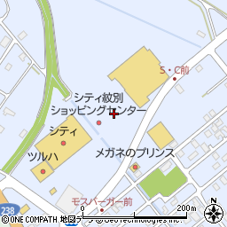 ＤＣＭ紋別店駐車場周辺の地図