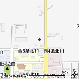北海道名寄市大橋61周辺の地図