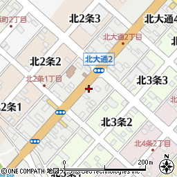 羽幌北大通簡易郵便局周辺の地図