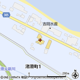 旭川トヨタ自動車　紋別店周辺の地図