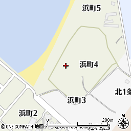北海道苫前郡羽幌町浜町周辺の地図