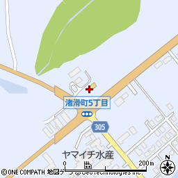 セブンイレブン紋別渚滑店周辺の地図