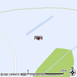 北海道紋別市渚滑町川向周辺の地図