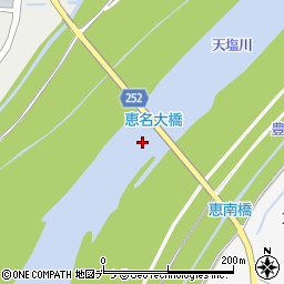 恵名大橋周辺の地図