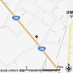 北海道紋別郡興部町沙留348周辺の地図