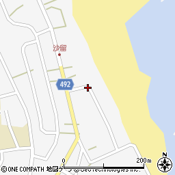 北海道紋別郡興部町沙留北浜町周辺の地図