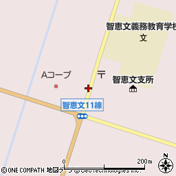 北海道名寄市智恵文１１線周辺の地図