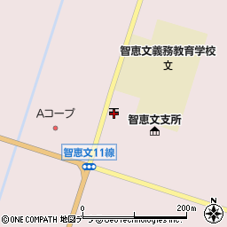 上智恵文郵便局周辺の地図