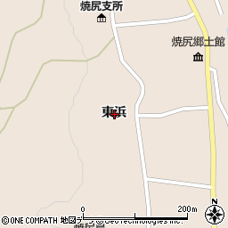 北海道苫前郡羽幌町焼尻東浜周辺の地図