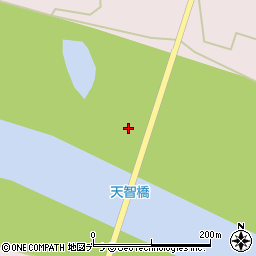 天智橋周辺の地図